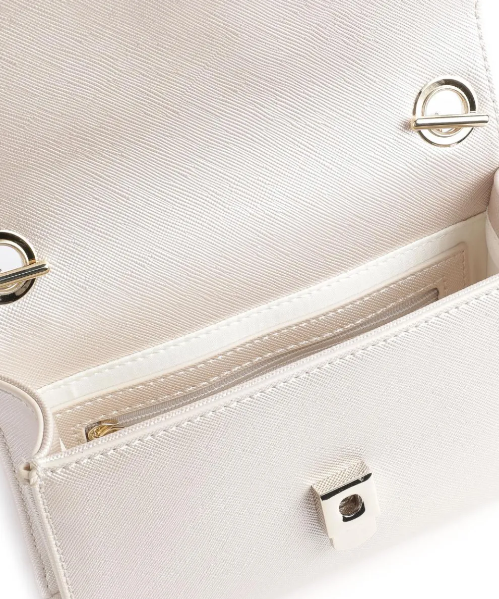 Divina Sa Umhängetasche Lederimitat elfenbein