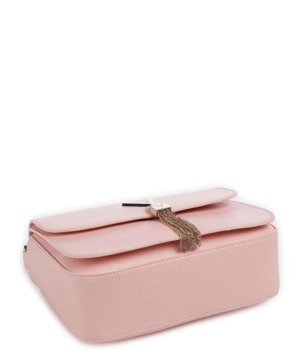 Divina Schultertasche Lederimitat rosa