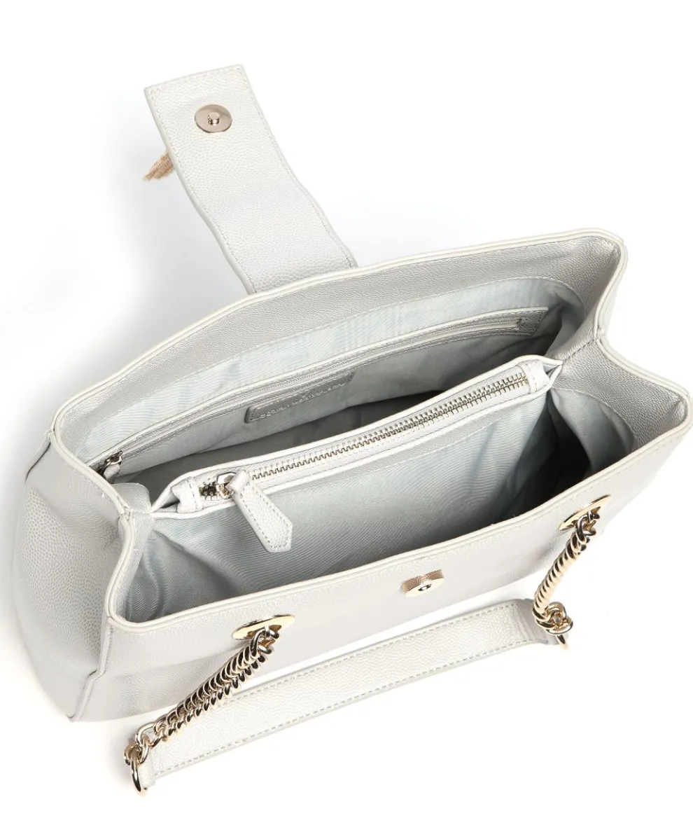 Divina Shopper Lederimitat hellgrau