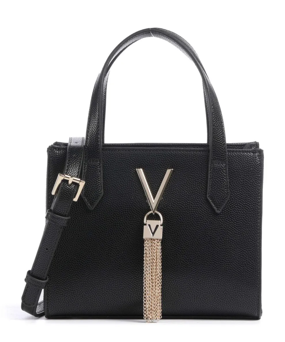 Divina Umhängetasche Lederimitat schwarz