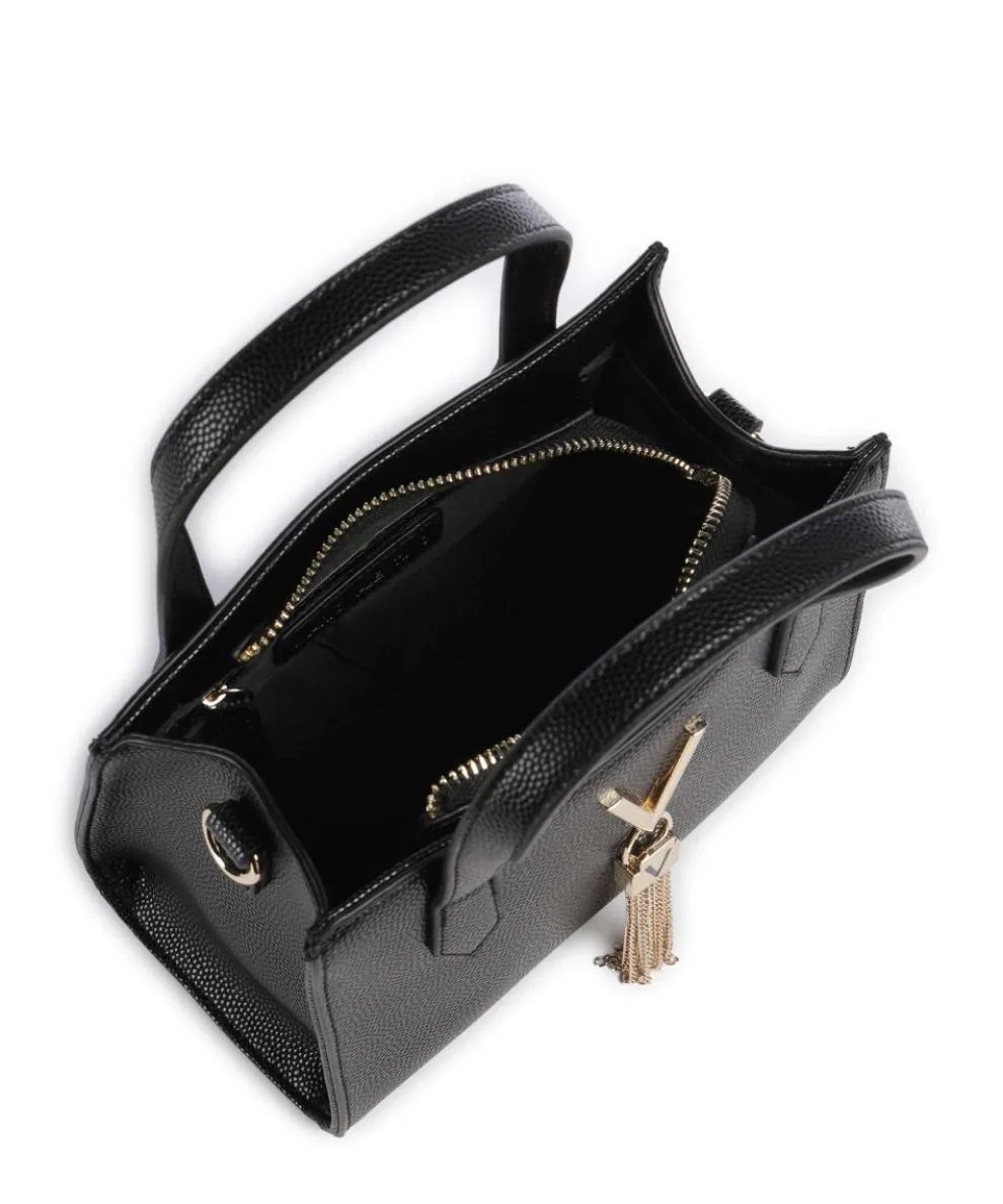 Divina Umhängetasche Lederimitat schwarz