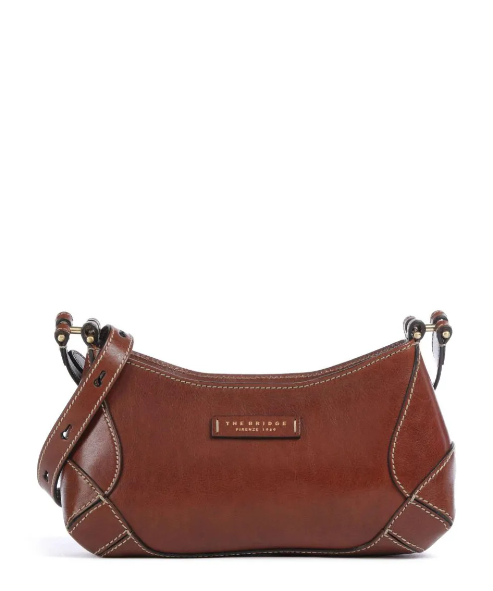 Giorgia Umhängetasche fein genarbtes Rindsleder braun