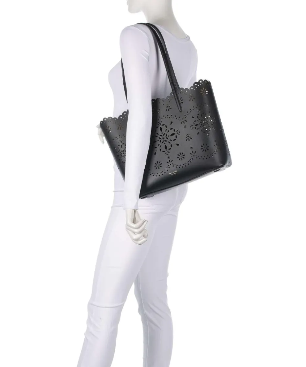 Do It All Large Shopper fein genarbtes Rindsleder schwarz