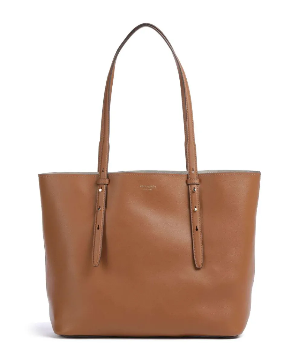 Do It All Large Shopper fein genarbtes Rindsleder braun