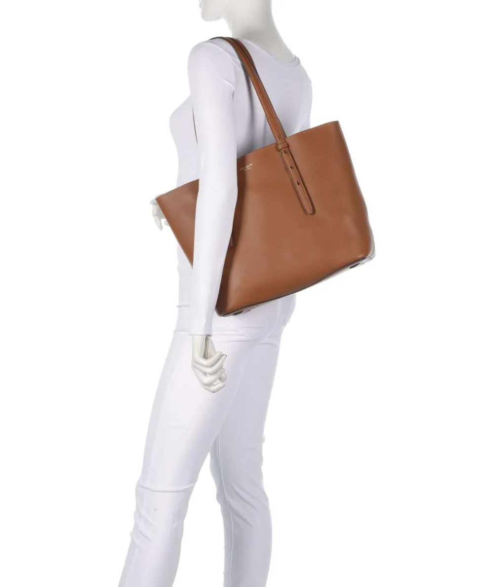 Do It All Large Shopper fein genarbtes Rindsleder braun