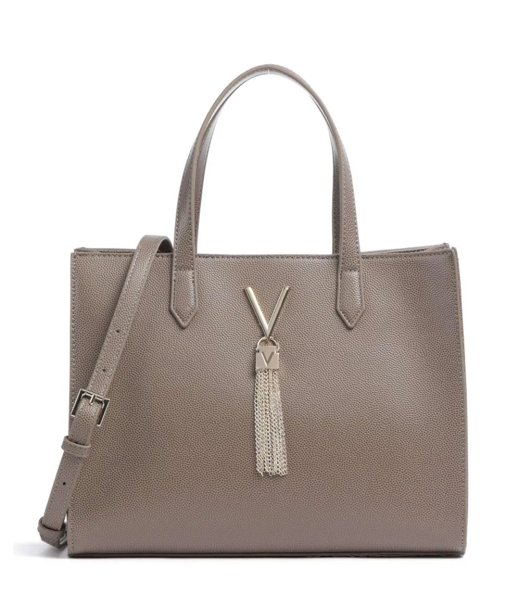 Divina Handtasche Lederimitat taupe