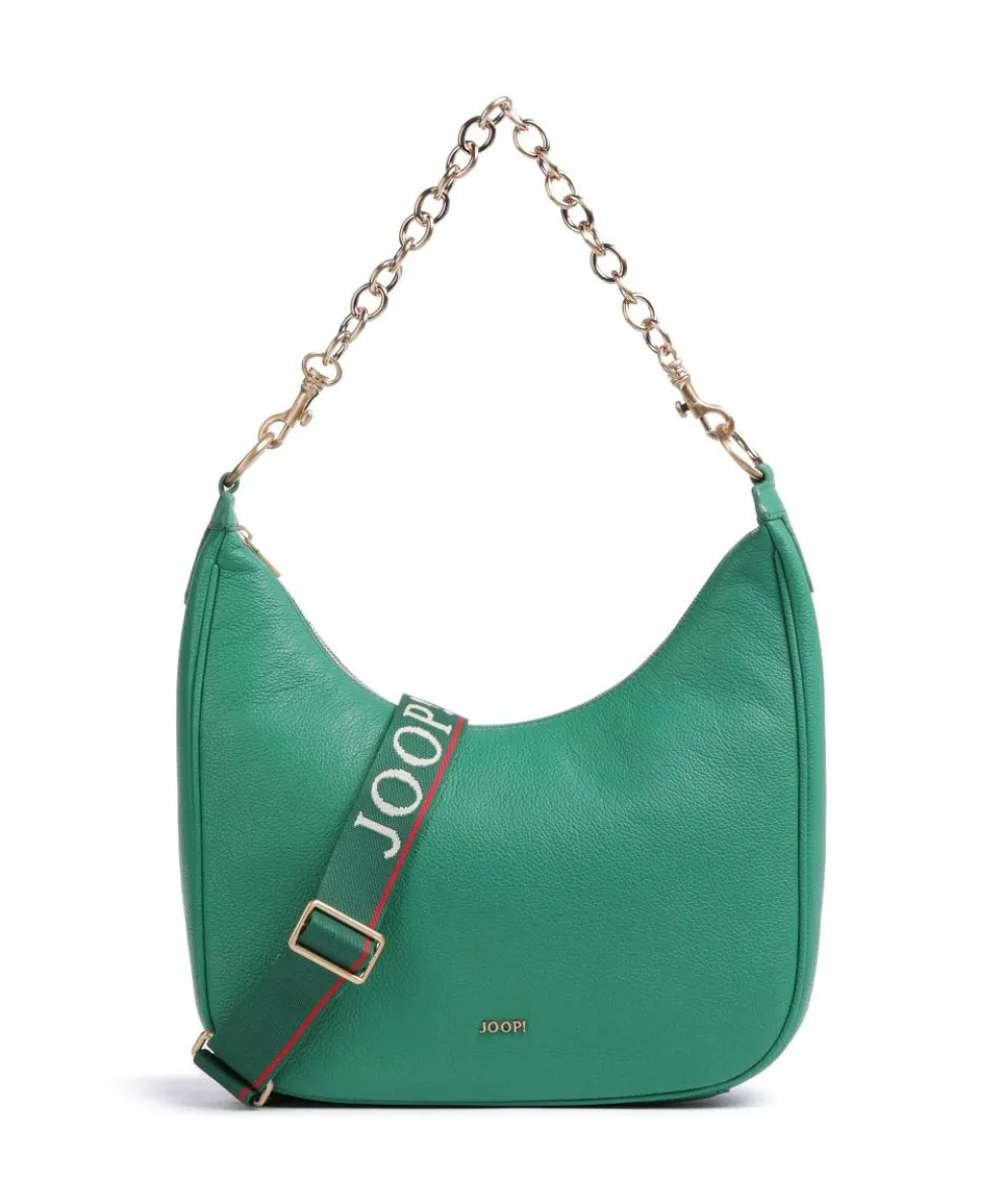 Dolce Ginger Beuteltasche genarbtes Leder grün