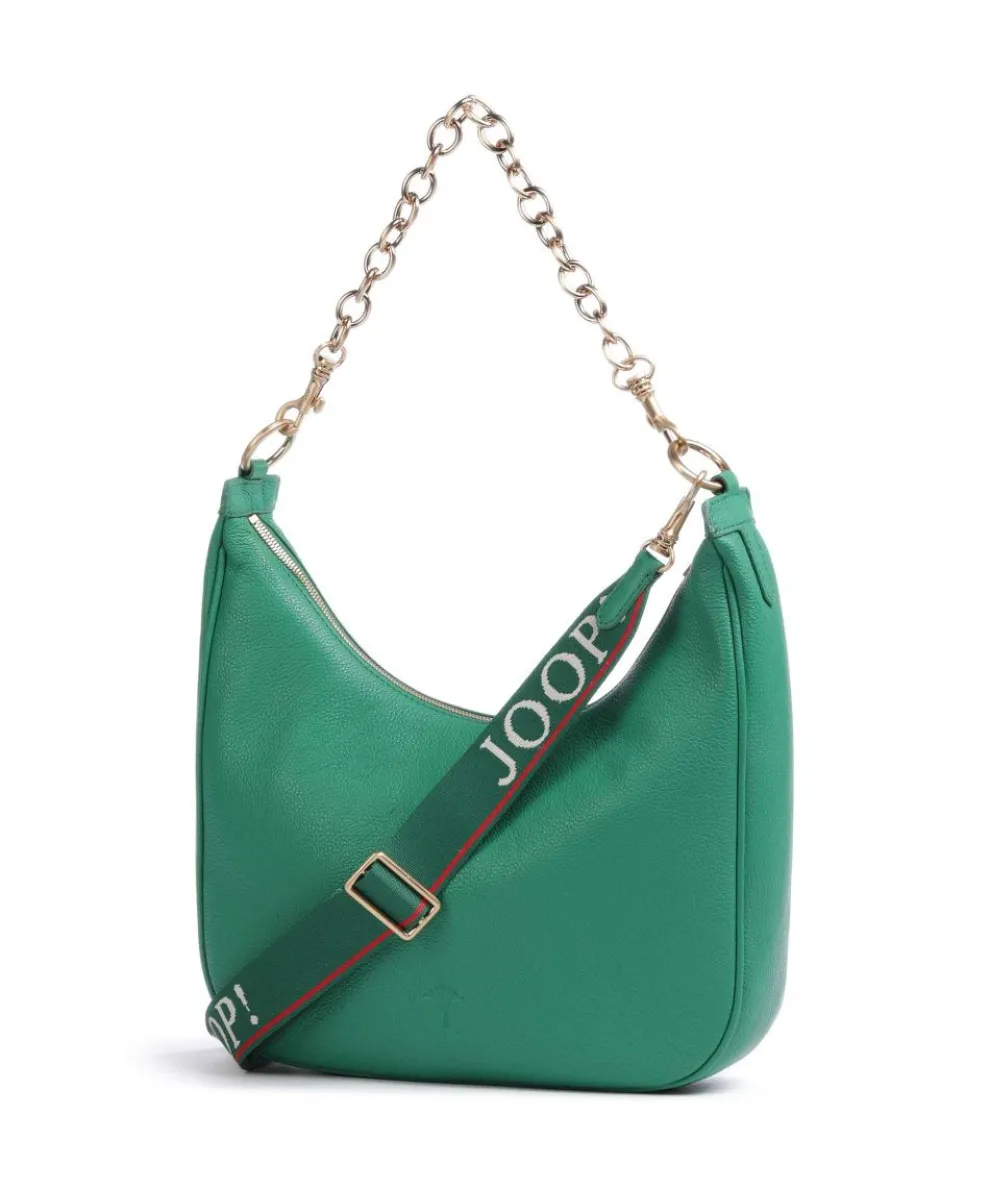 Dolce Ginger Beuteltasche genarbtes Leder grün