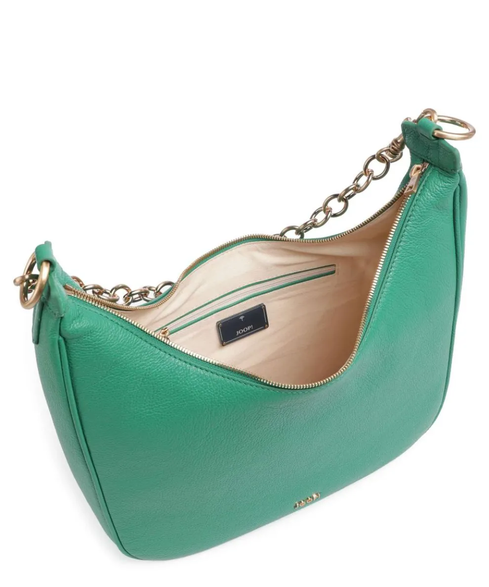 Dolce Ginger Beuteltasche genarbtes Leder grün