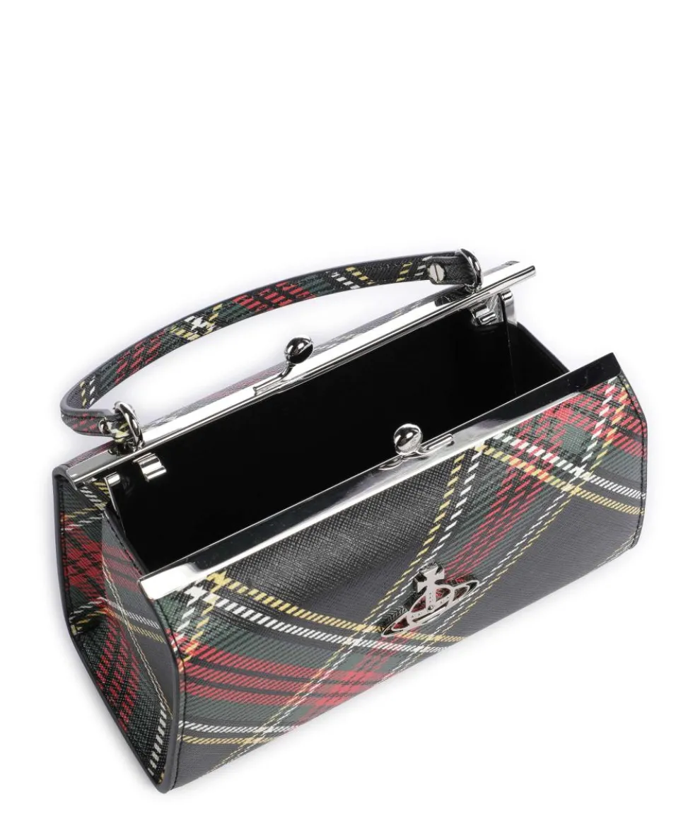 Doll Frame Saffiano Printed XL Handtasche Lederimitat mehrfarbig