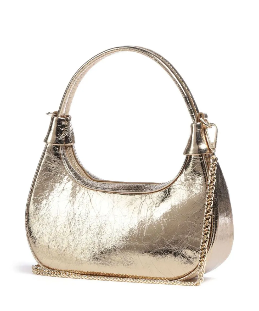 Donna Aura Schultertasche weiches Rindsleder gold
