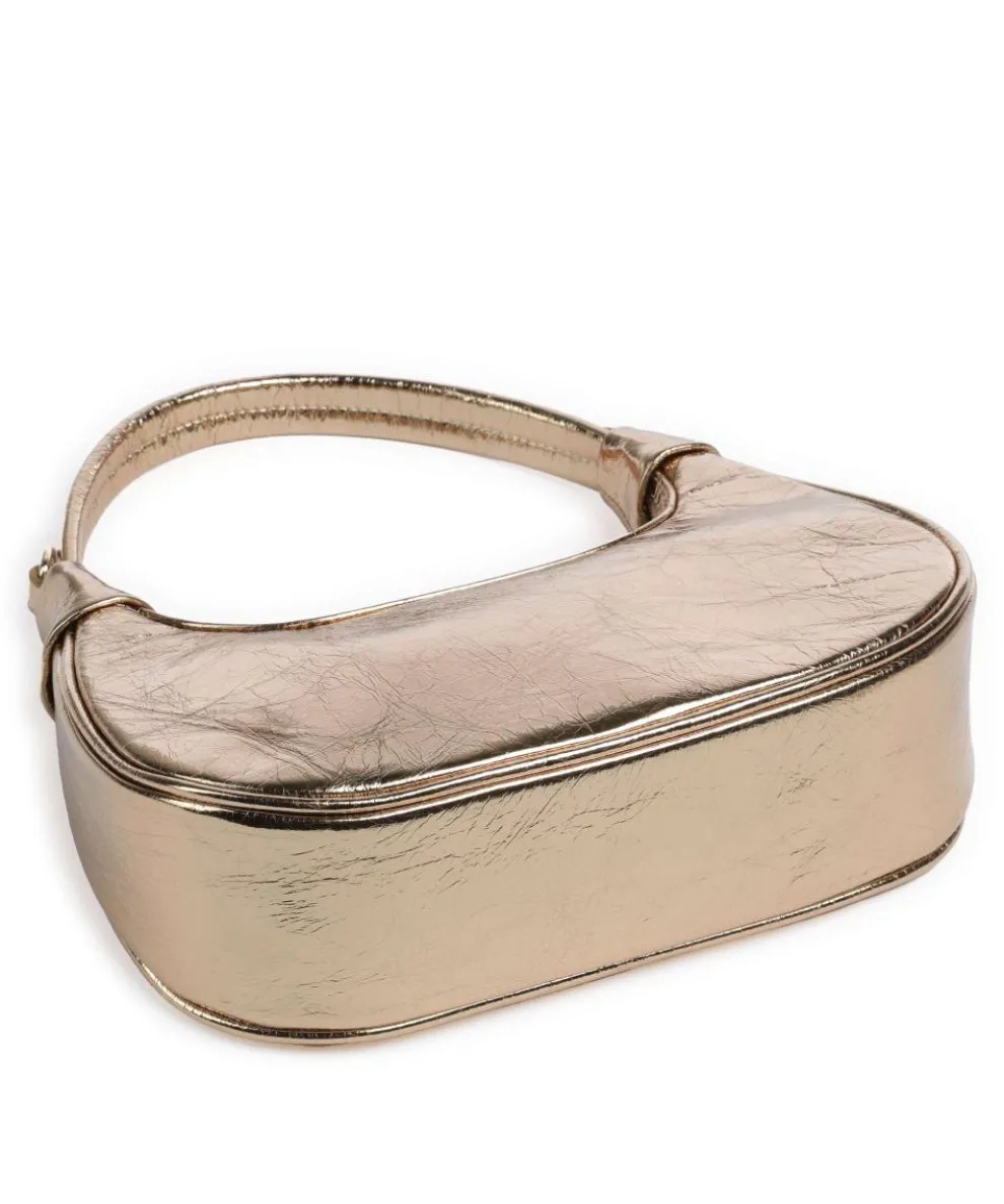 Donna Aura Schultertasche weiches Rindsleder gold
