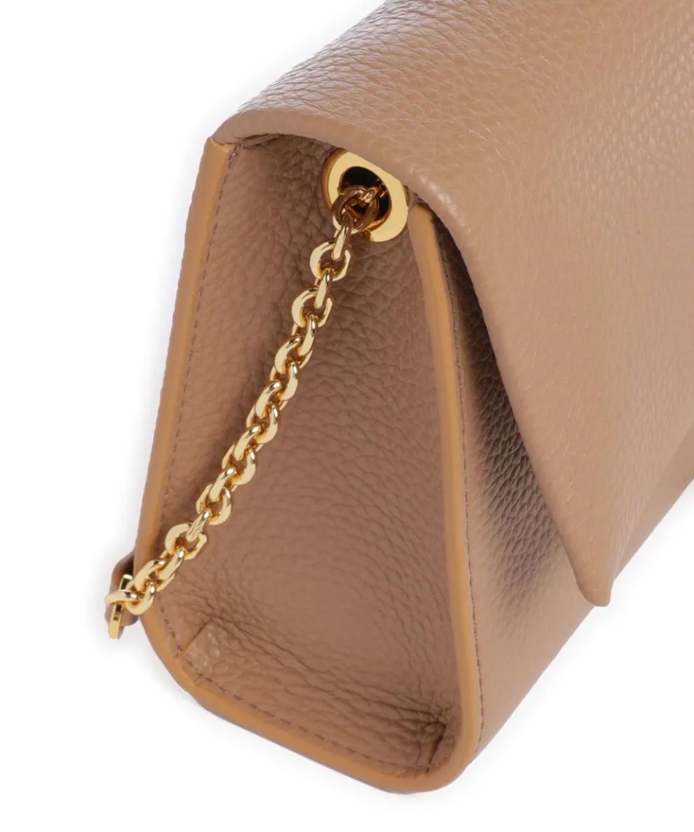 Dorian Umhängetasche genarbtes Rindsleder hellbraun