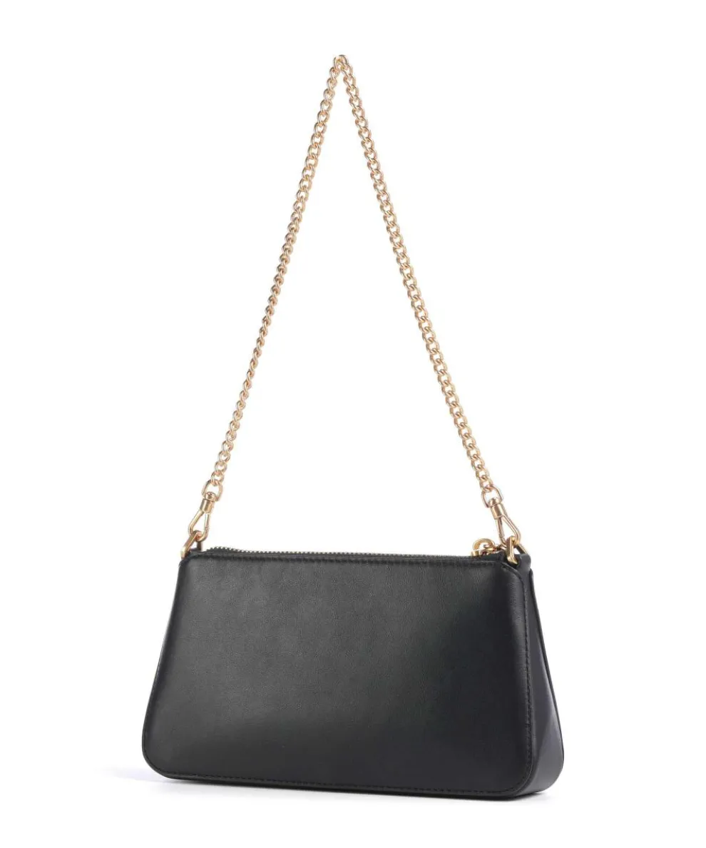 Grace Schultertasche fein genarbtes Rindsleder schwarz