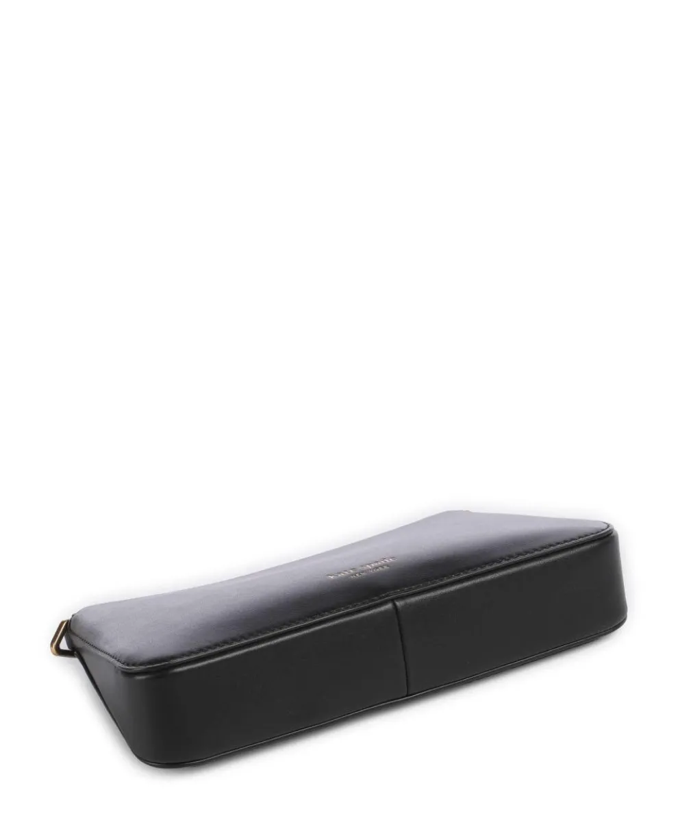 Grace Schultertasche fein genarbtes Rindsleder schwarz