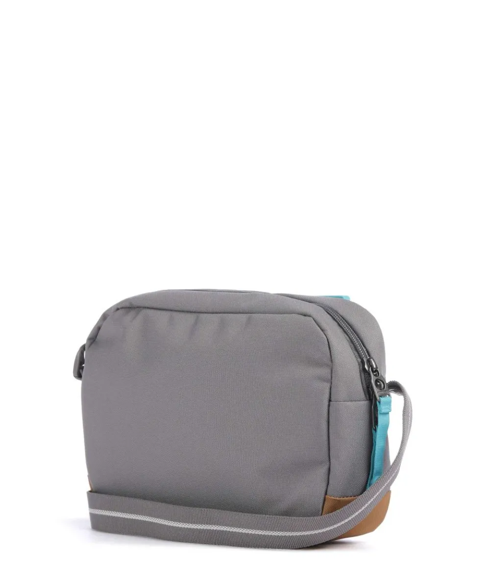 Go Umhängetasche recyceltes Polyester grau