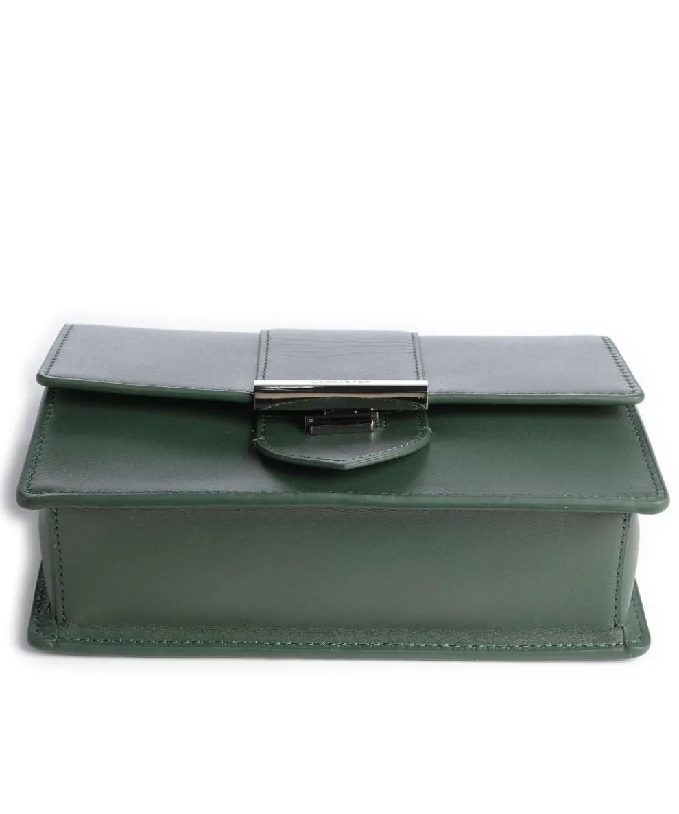 Paris Ily Umhängetasche fein genarbtes Rindsleder dunkelgrün