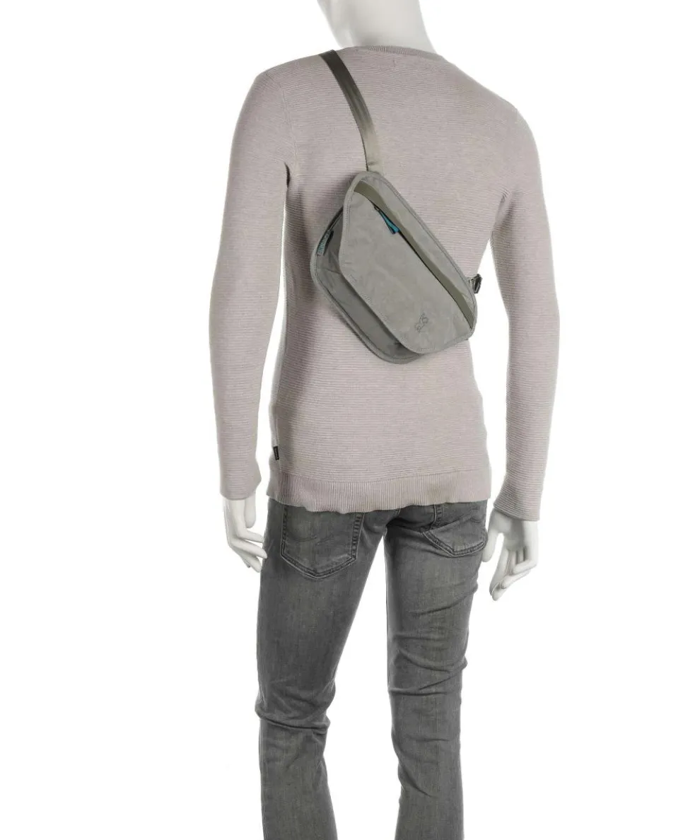 District Collection Sodo 3L Gürteltasche recyceltes Nylon graugrün