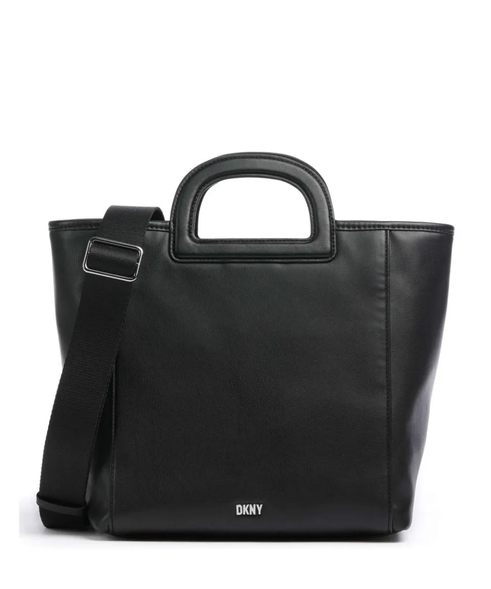 Drew Handtasche Lederimitat schwarz