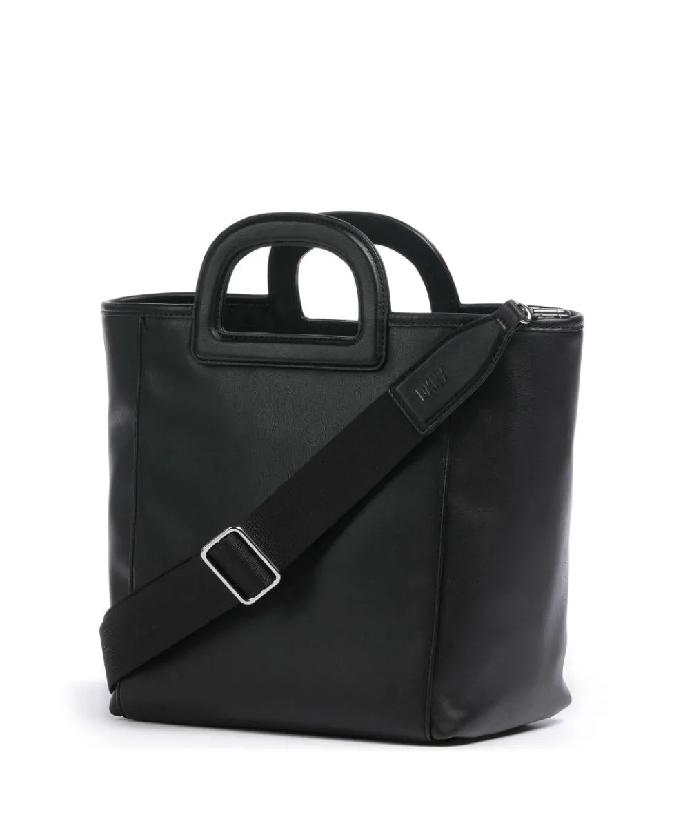 Drew Handtasche Lederimitat schwarz