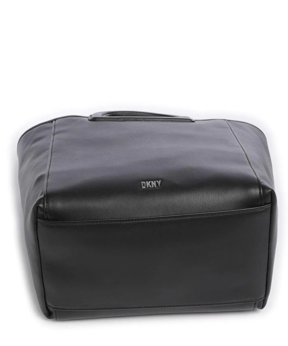 Drew Handtasche Lederimitat schwarz