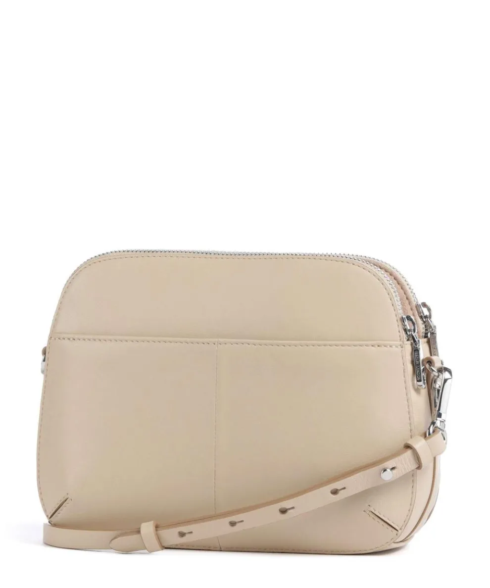 Dukes Place Umhängetasche fein genarbtes Rindsleder beige