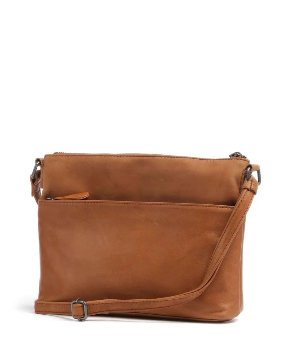 Durban Umhängetasche Pull-Up Rindsleder cognac