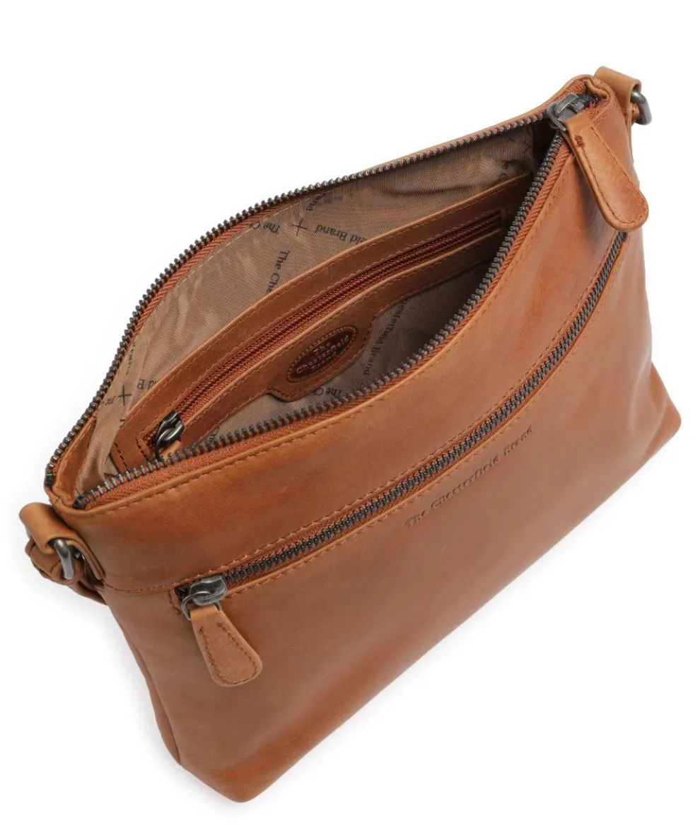 Durban Umhängetasche Pull-Up Rindsleder cognac