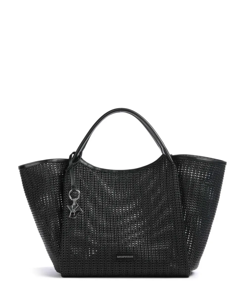 Durini 24 Shopper Lederimitat schwarz