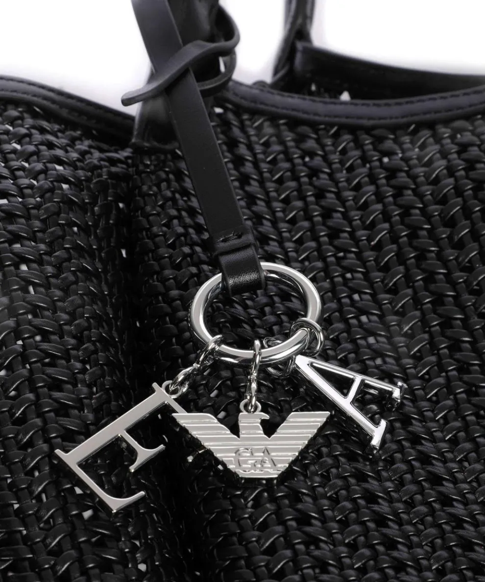 Durini 24 Shopper Lederimitat schwarz