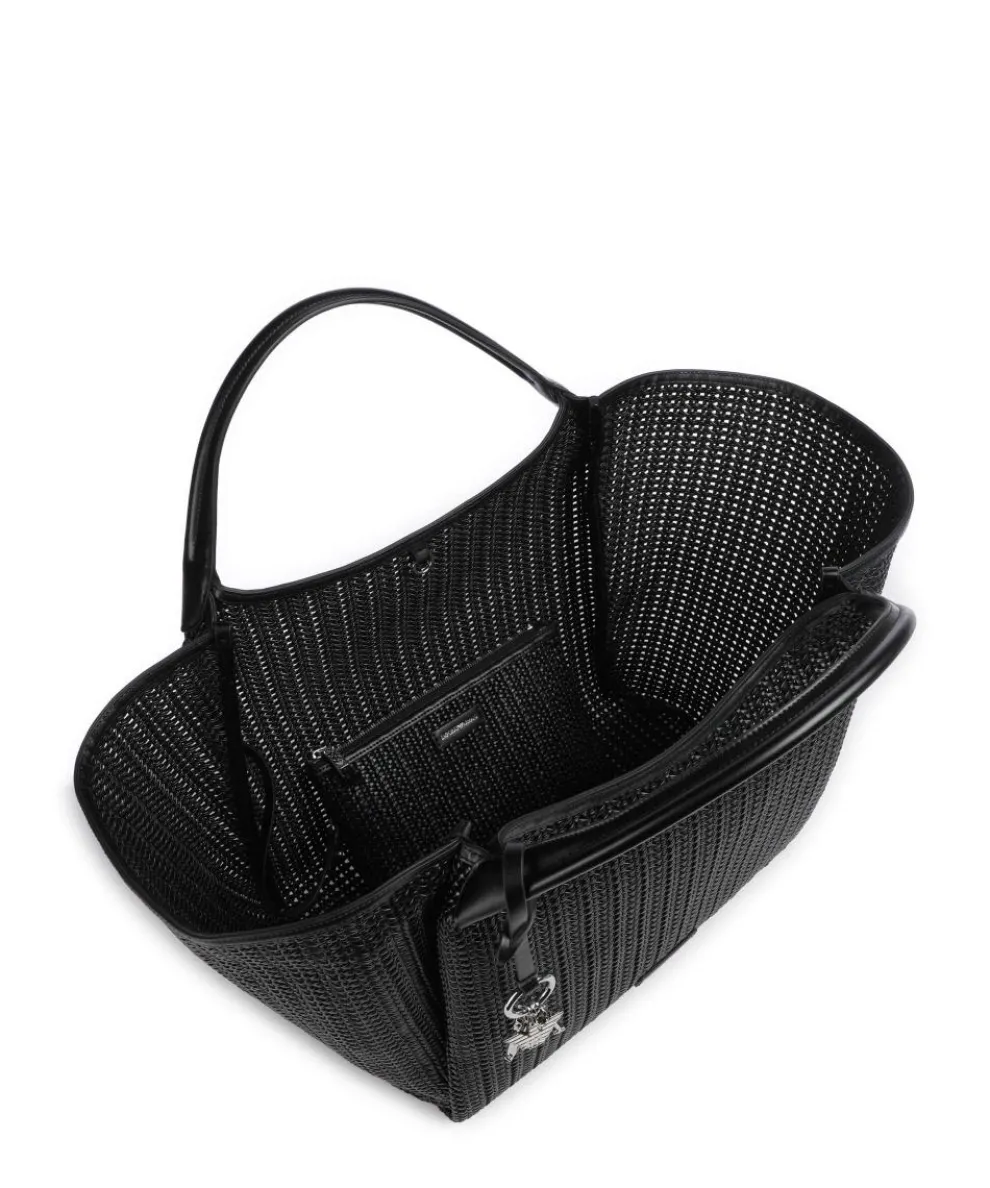 Durini 24 Shopper Lederimitat schwarz