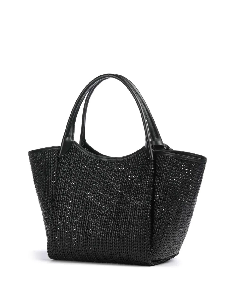 Durini 24 Shopper Lederimitat schwarz