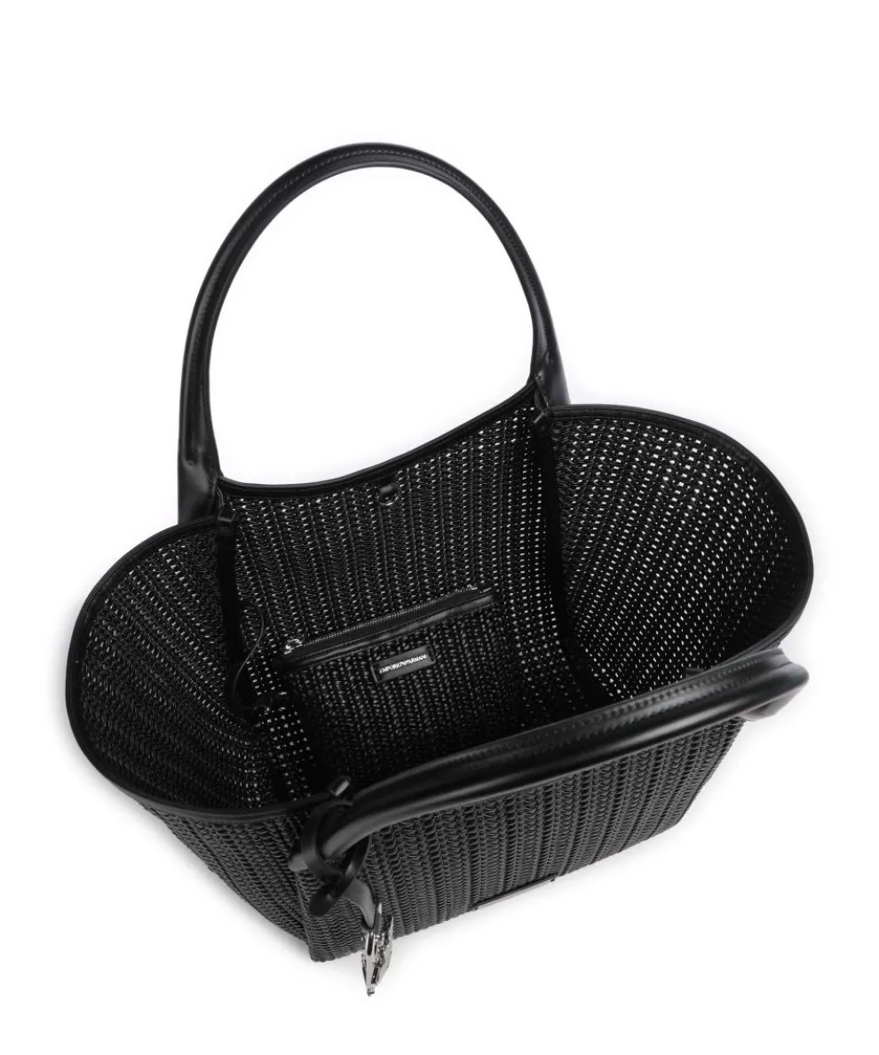 Durini 24 Shopper Lederimitat schwarz