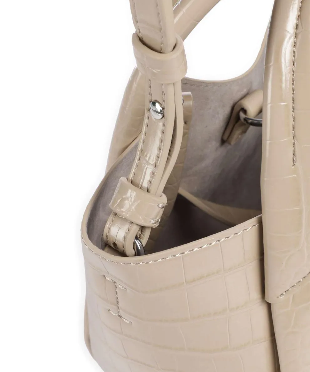 Durini 24 Umhängetasche Lederimitat beige