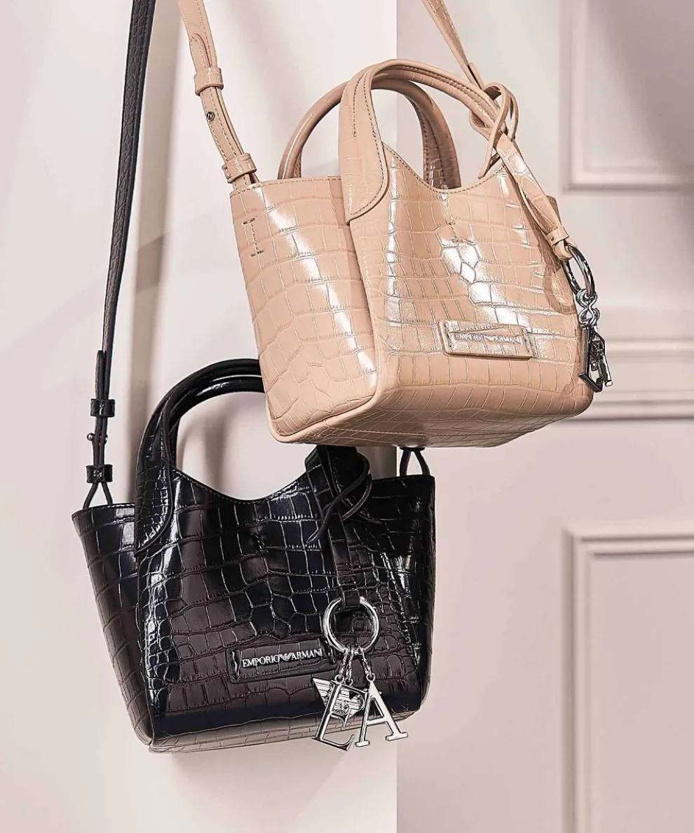 Durini 24 Umhängetasche Lederimitat beige