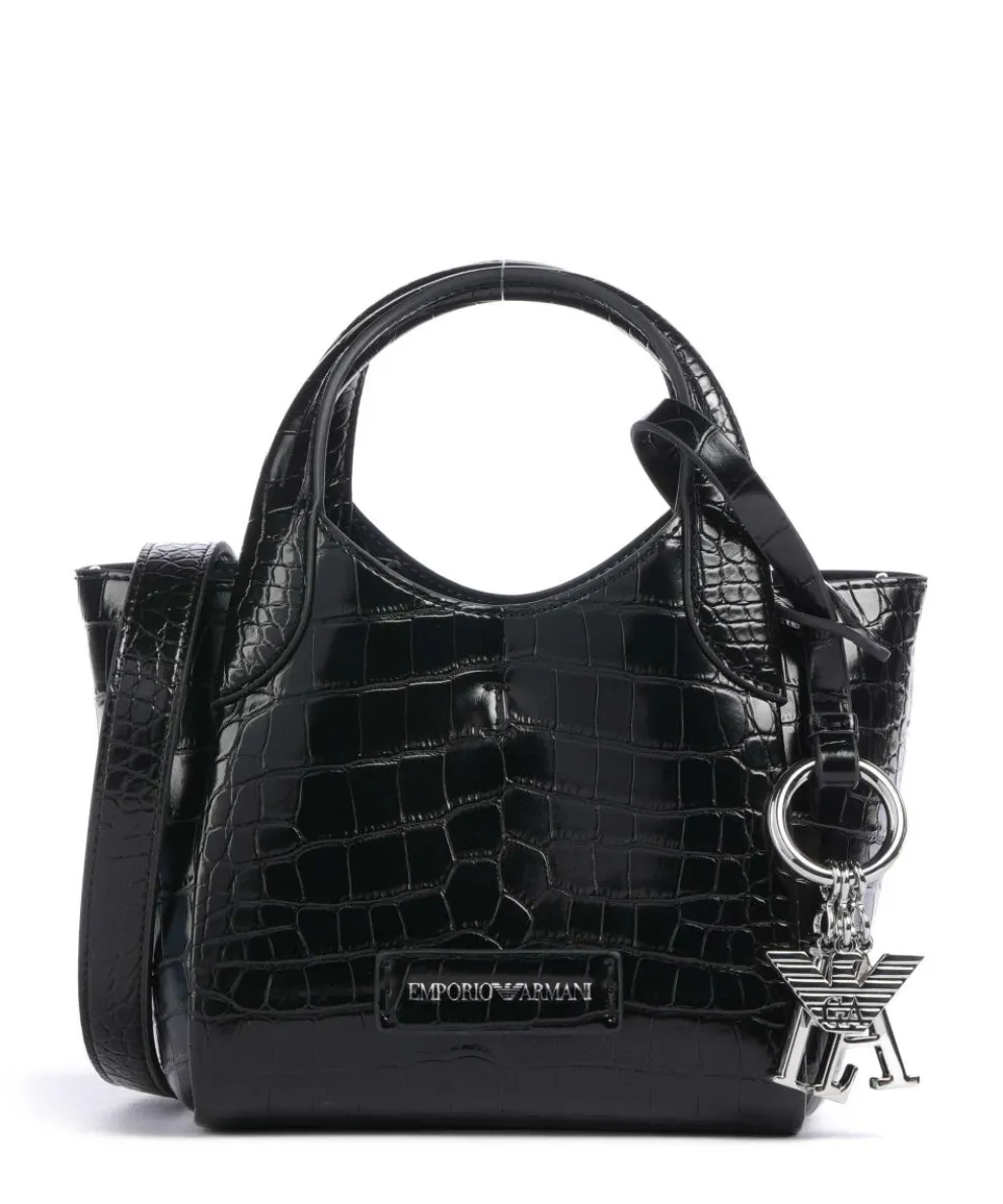 Durini 24 Umhängetasche Lederimitat schwarz