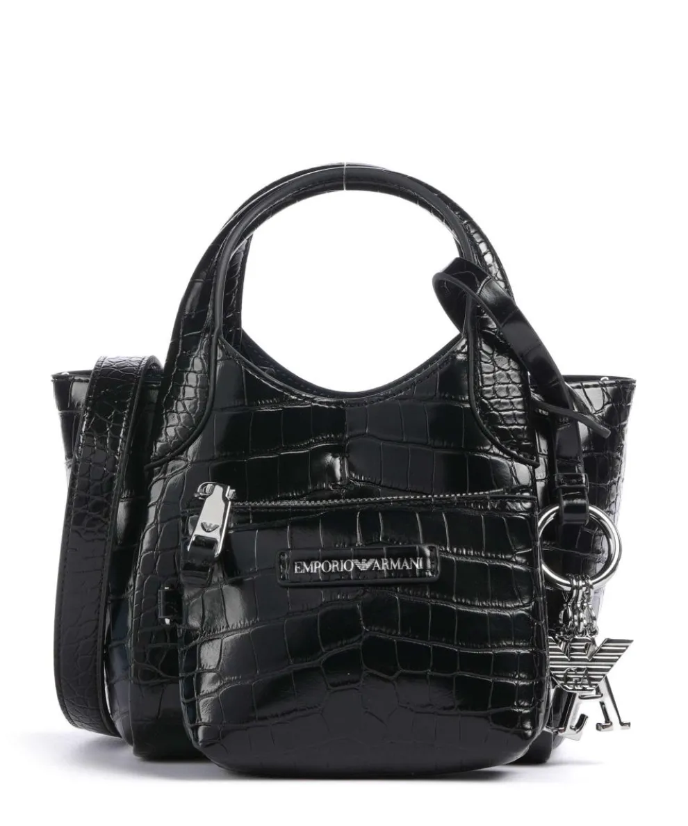 Durini 24 Umhängetasche Lederimitat schwarz