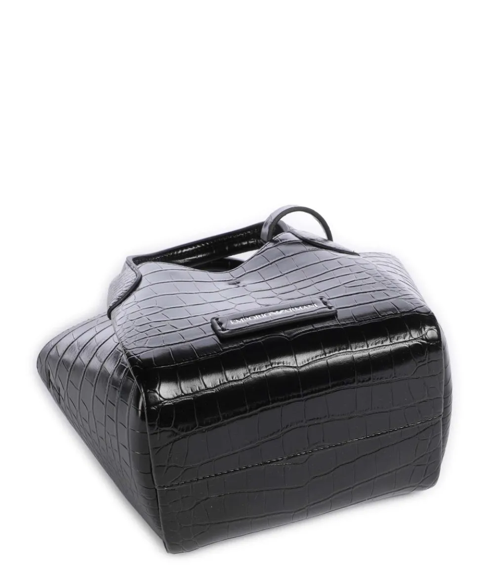 Durini 24 Umhängetasche Lederimitat schwarz