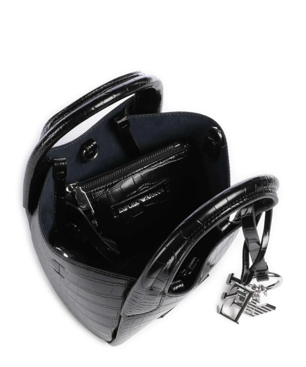 Durini 24 Umhängetasche Lederimitat schwarz