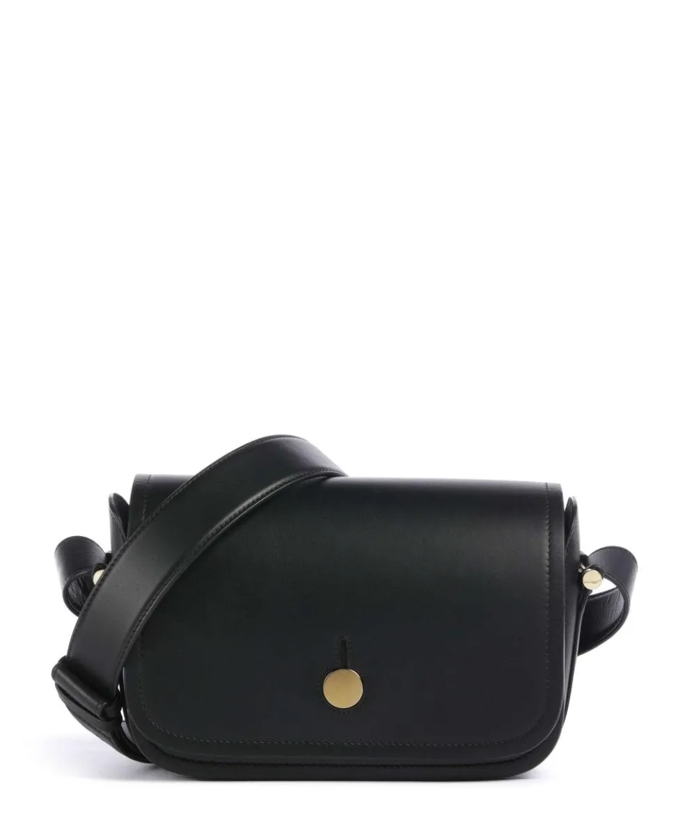 Bathurst Mews Umhängetasche fein genarbtes Rindsleder schwarz