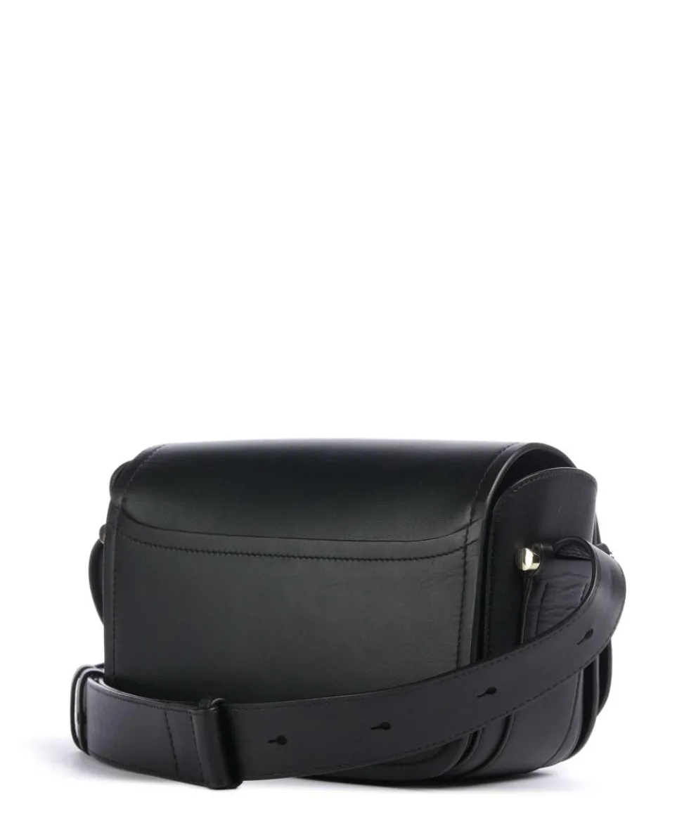 Bathurst Mews Umhängetasche fein genarbtes Rindsleder schwarz