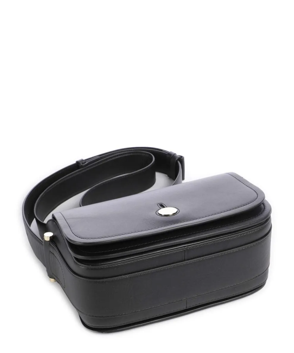 Bathurst Mews Umhängetasche fein genarbtes Rindsleder schwarz