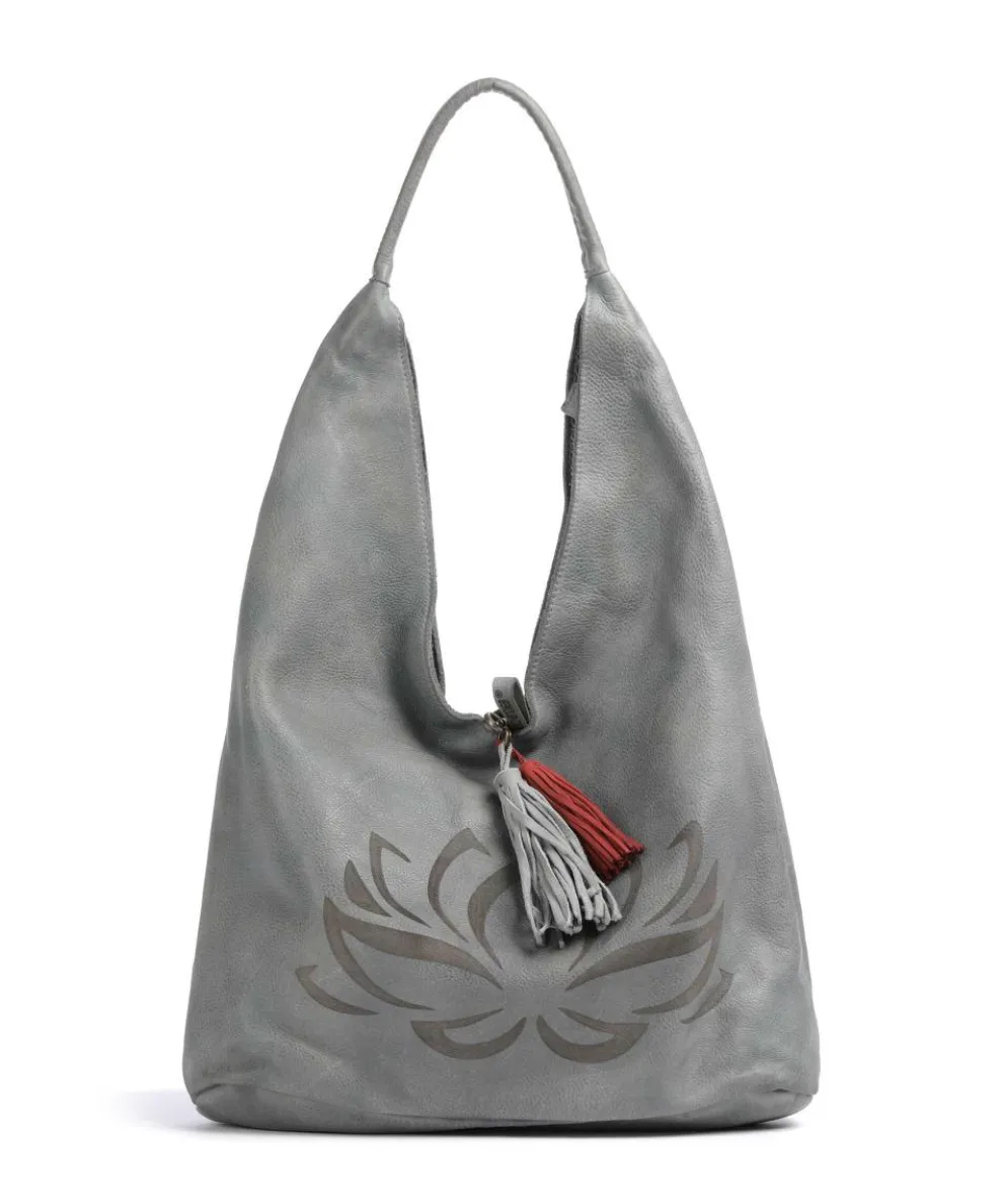 Freundgasse 1 Shopper genarbtes Leder grau