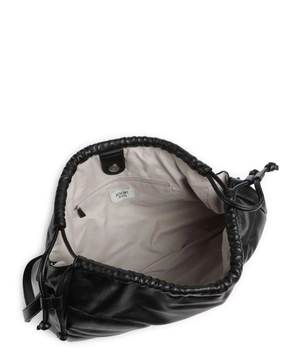 Jeans Soave Sasou Bucket bag Lederimitat schwarz