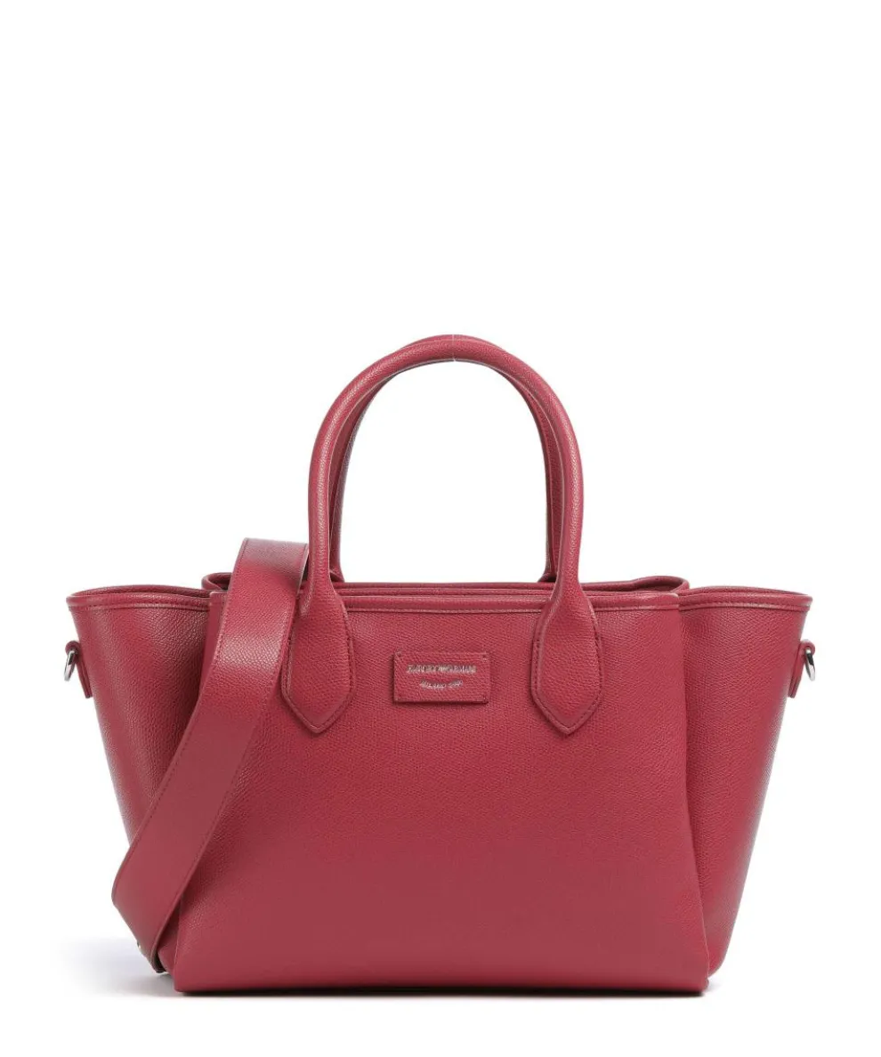 Odette Handtasche Lederimitat dunkelrot