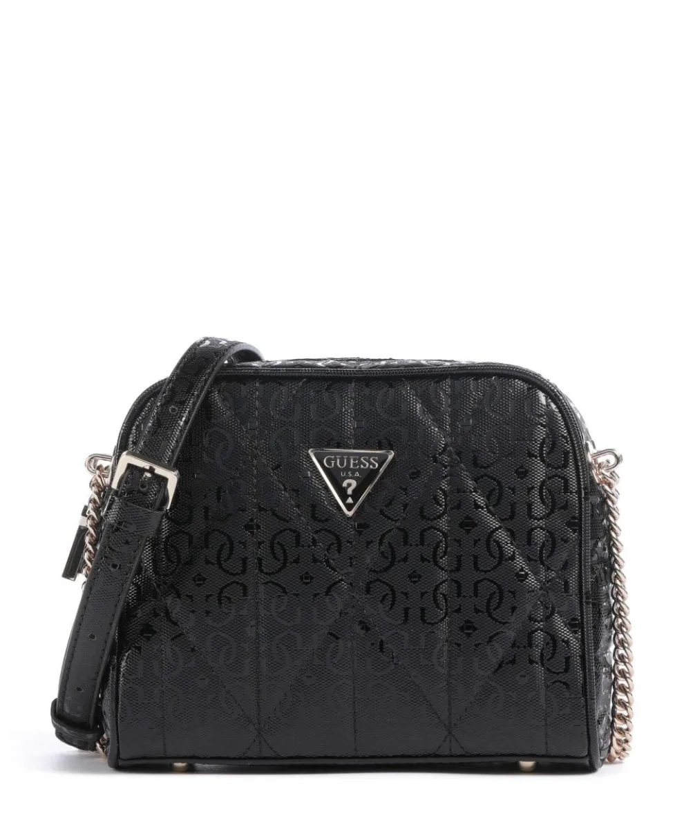 Aldina G-Shine Umhängetasche Lederimitat schwarz