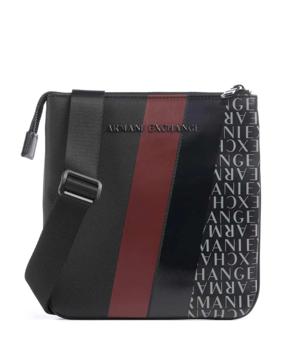 Dylan Umhängetasche Lederimitat schwarz