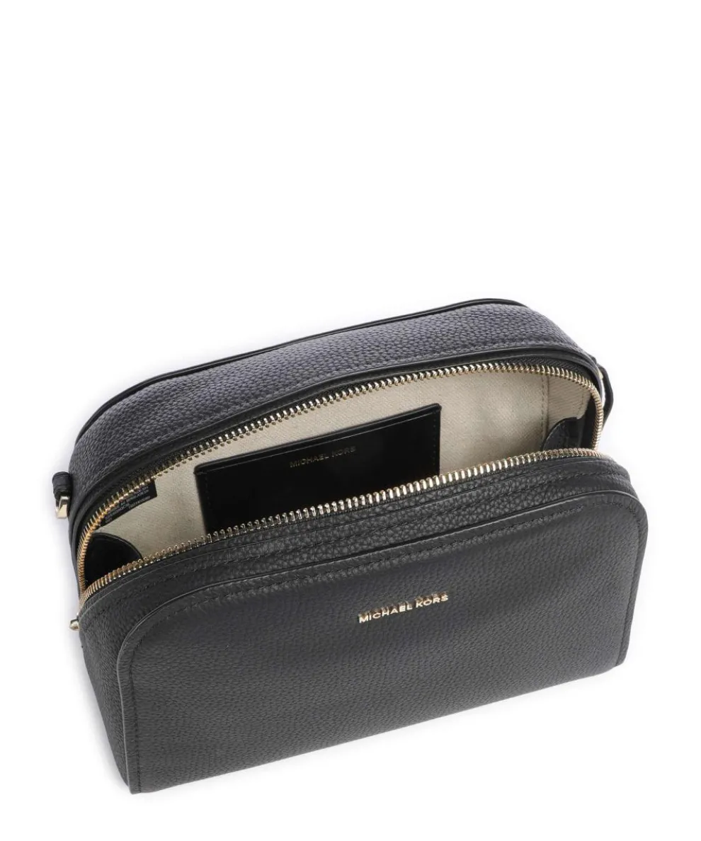 Ashton Small Umhängetasche genarbtes Rindsleder schwarz