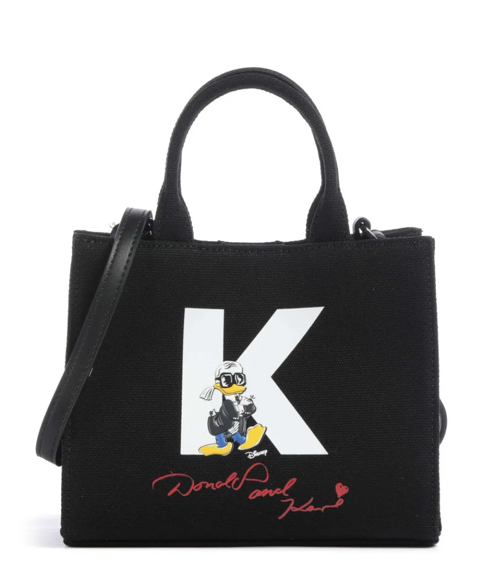 KL x Disney Mini Umhängetasche Canvas schwarz