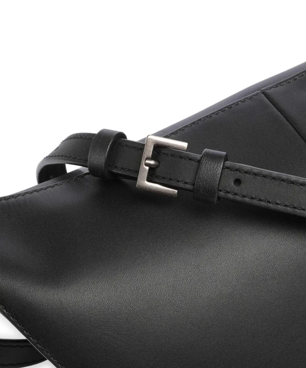 Edda Calf Optic M Gürteltasche Leder schwarz